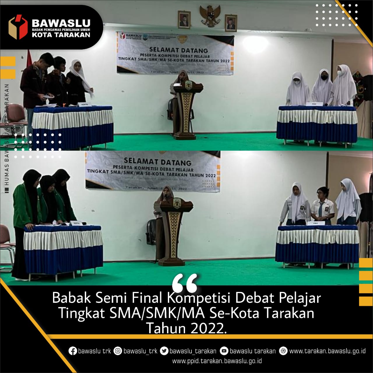 Sengit, 4 Sekolah Berkompetisi di Semi Final