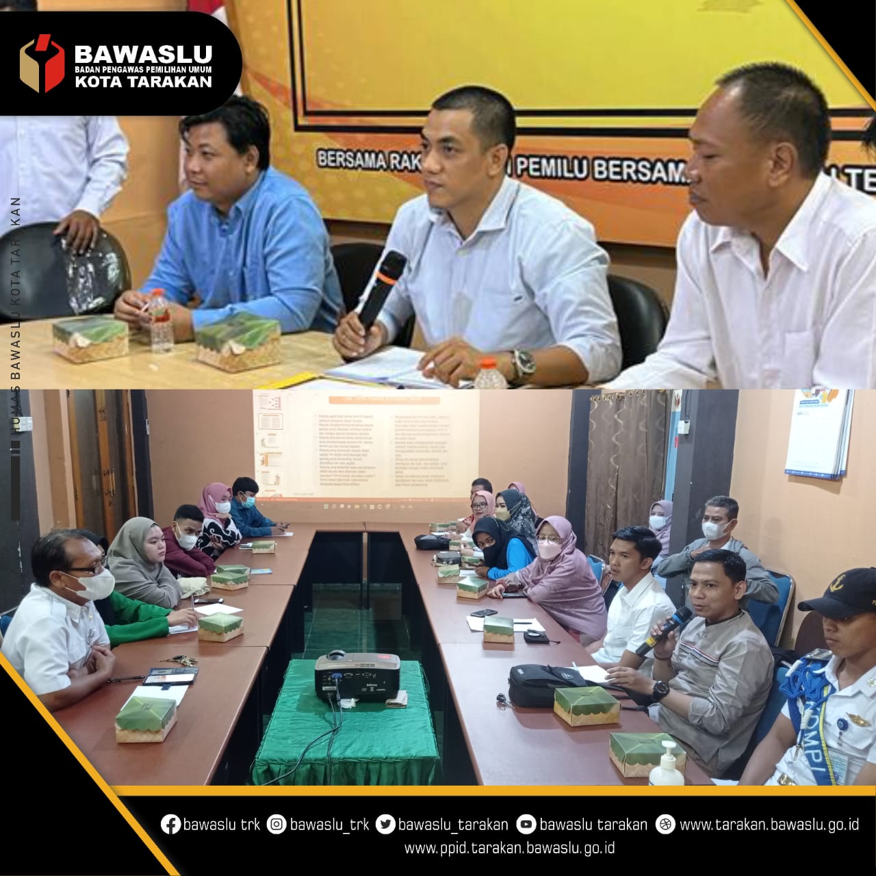 BAWASLU TARAKAN ADAKAN TECHNICAL MEETING DEBAT PELAJAR