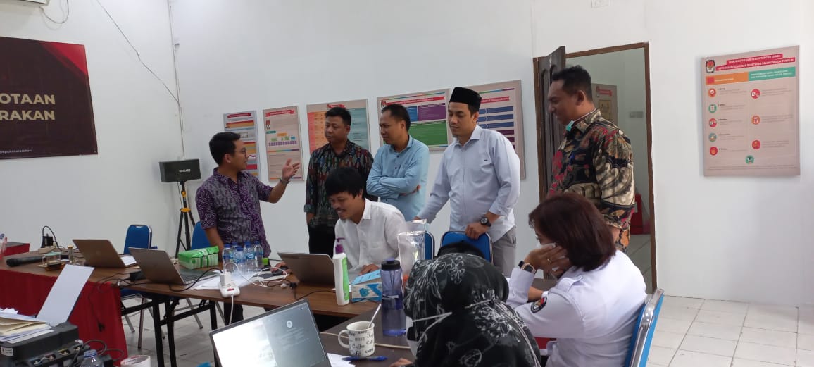 Verifikasi Administrasi Partai Politik, Bawaslu Tarakan Lakukan Pengawasan