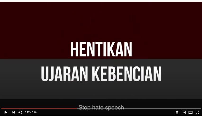 BERSAMA BAWASLU KITA HENTIKAN UJARAN KEBENCIAN