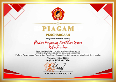 piagam penghargaan 2