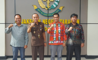 Perkuat Kelembagaan, Bawaslu Tarakan berkunjung ke Kejaksaan Negeri Tarakan