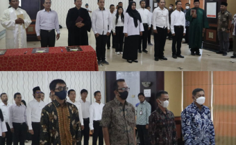 Usai Dilantik, 12 Anggota Panwaslu Kecamatan Se-Tarakan Diminta Jaga Integritas dan Netralitas