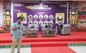 A.Muh. Saifullah Ajak Pemuda lakukan Pengawasan Partisipatif dalam Forum Sekolah Kebangsaan MAFINDO.